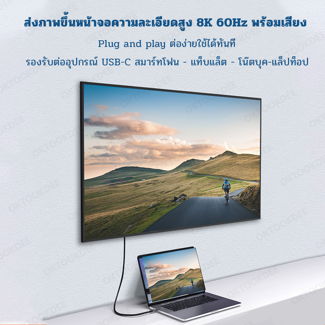 สายชาร์จ USB-C PD100W USB 4 40Gbps 8K@60Hz (USB-C to USB-C) U002