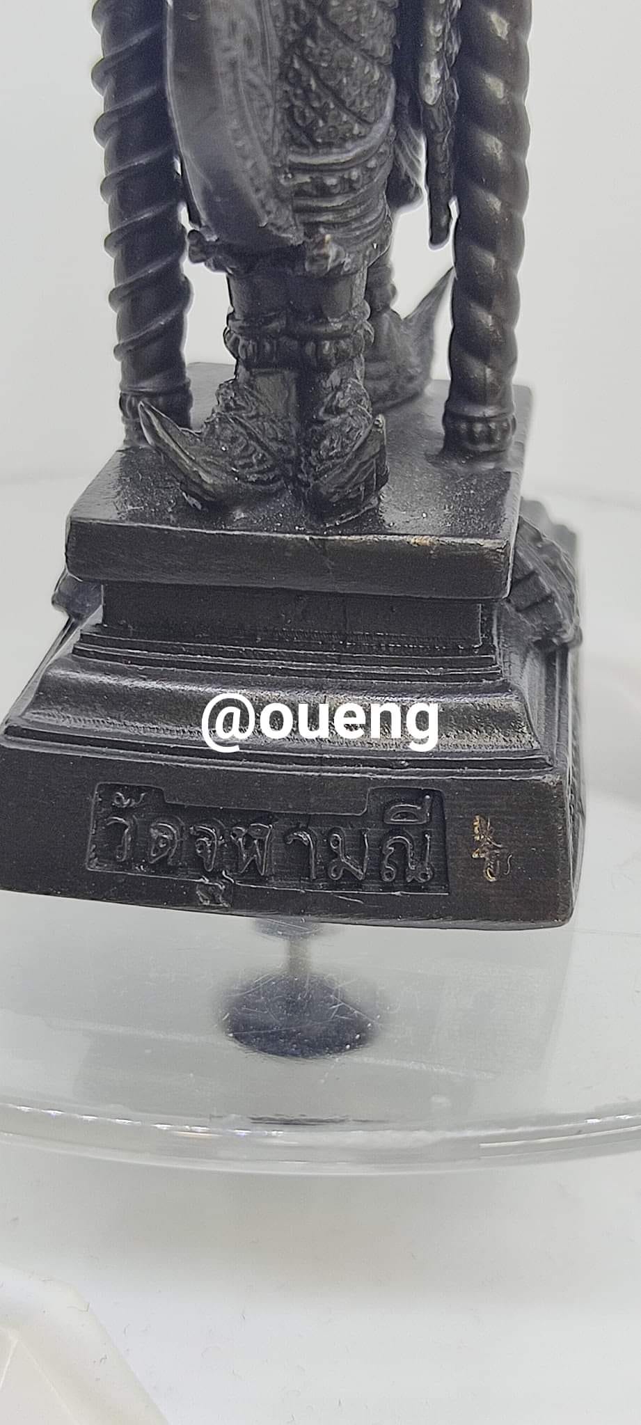 ท้าวเวสสุวรรณวัดจุฬามณี 2 หน้า สูง 4 นิ้ว เนื้อรมดำ ปี 61