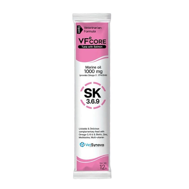 VF+core SK บำรุงผิวหนังและเส้นขน 12 กรัม (สุนัขเเละแมวทานได้)
