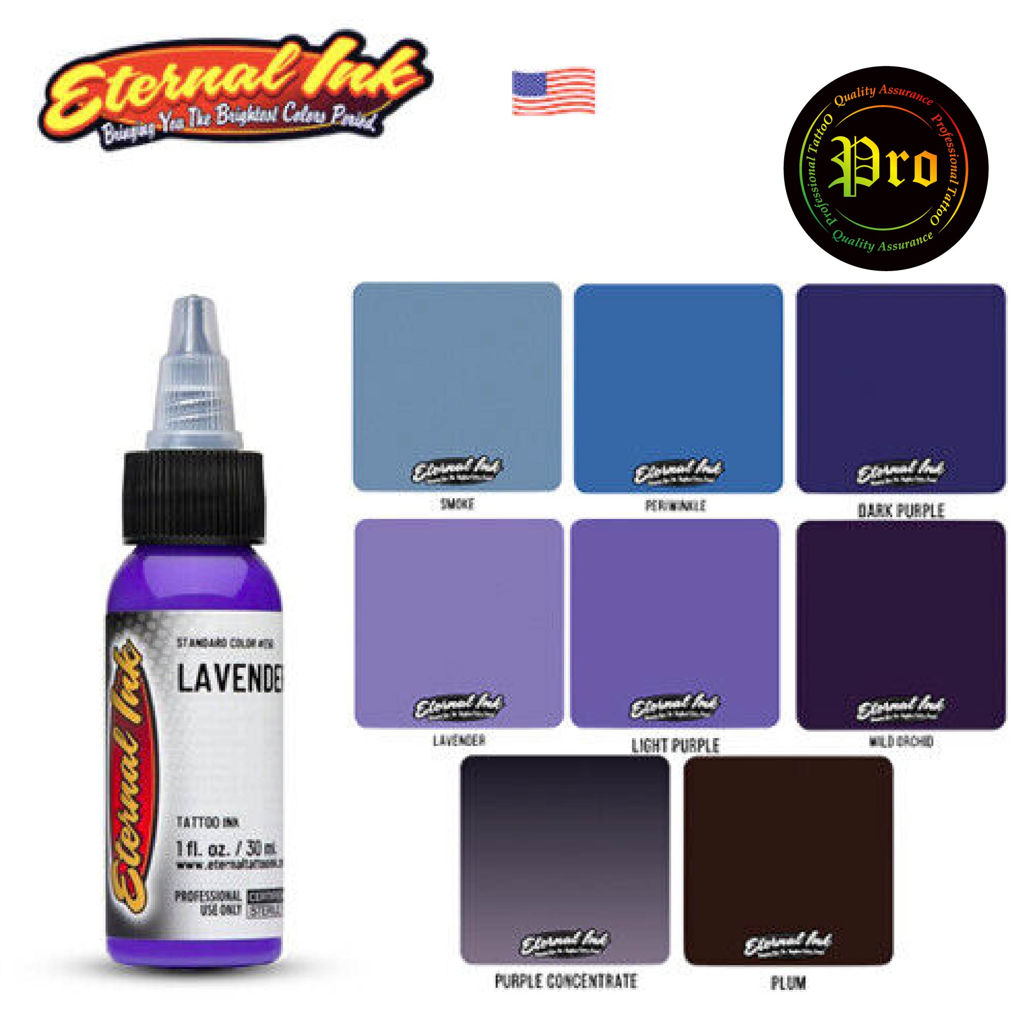 ETERNAL TATTOO INK สีสัก ETERNAL TATTOO INK 1oz หมึกสักอีเทอนอล 1 ออนซ์ 1 ออนซ์