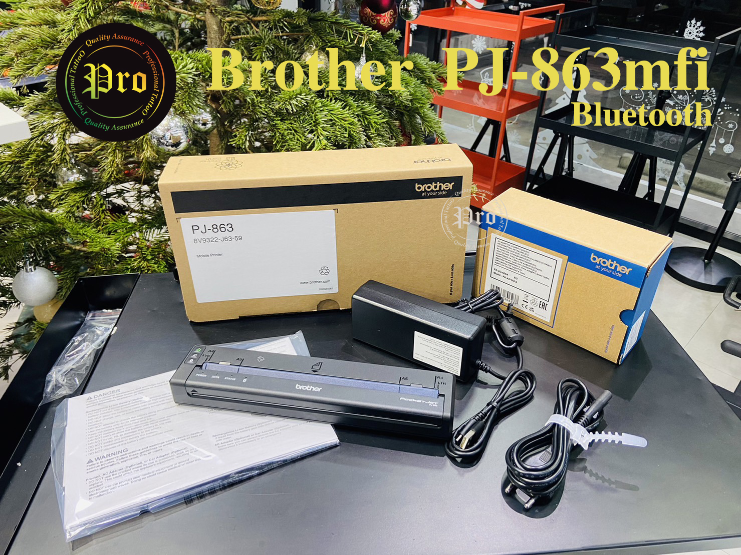 Brother Tattoo Stencil Machine Brother Pocketjet PJ-863MFi เครื่องลอกลายพกพา(ไม่รวมแบตเตอรี่) เครื่องปริ้นเตอร์อย่างเดียว
