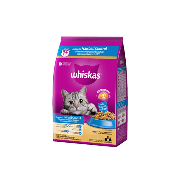 Whiskas Hairball Control แฮร์บอล ควบคุมก้อนขน 450 g.
