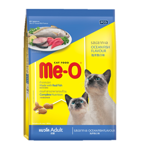 Me-O อาหารเม็ด (แมวโต-รสปลาทะเล) 7 kg.