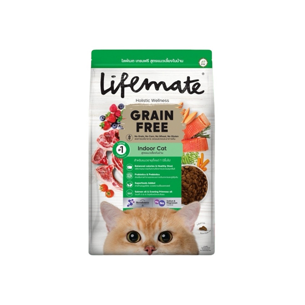 Life Mate Grain Free C41 แมวเลี้ยงในบ้าน (แกะ) 360 กรัม