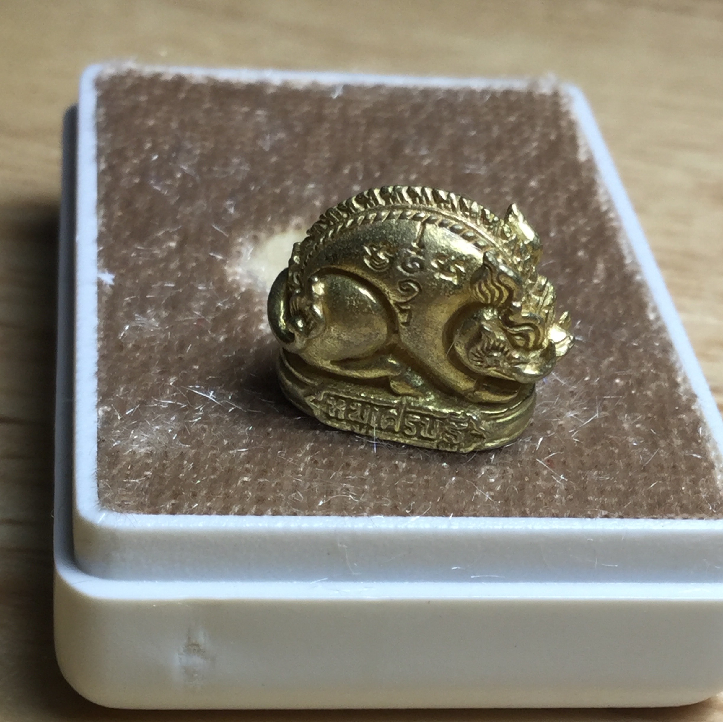 หมูเศรษฐี ปี62 เนื้อทองระฆัง พิมพ์เล็ก หลวงพ่อสิน วัดระหารใหญ่