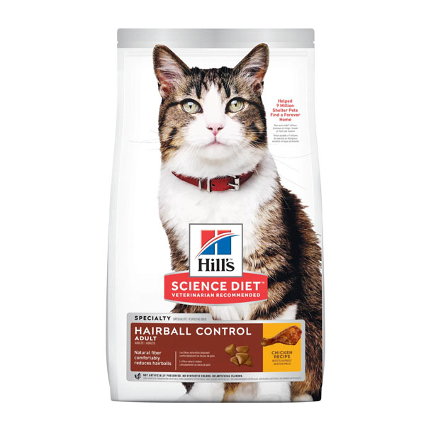 Hill Cat Hairball Adult กำจัดก้อนขน 1.58 Kg
