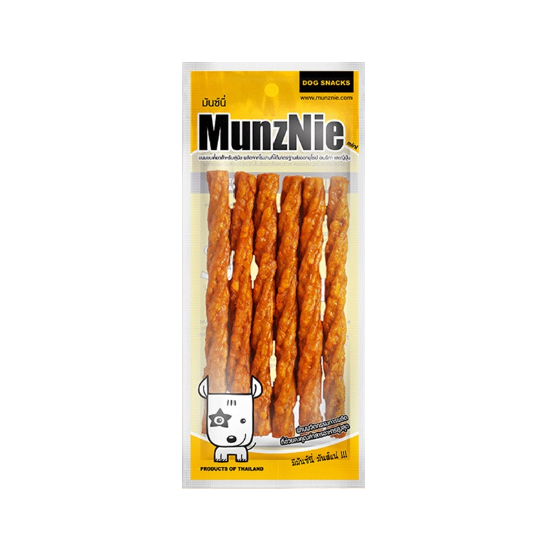 Munznie MS024 มันชี่แท่งเกลียว รสไก่ 6 ชิ้น