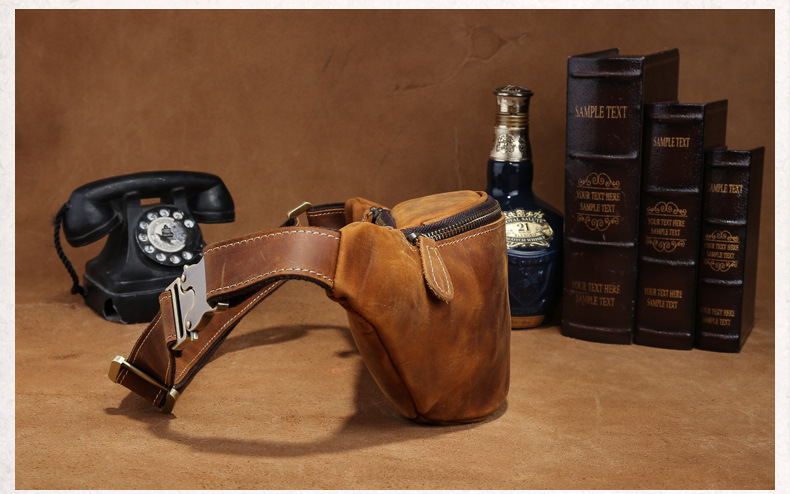 For You Leather LB25 กระเป๋าคาดอก กระเป๋าคาดเอว ผู้ชาย หนังแท้พรีเมียม LB25