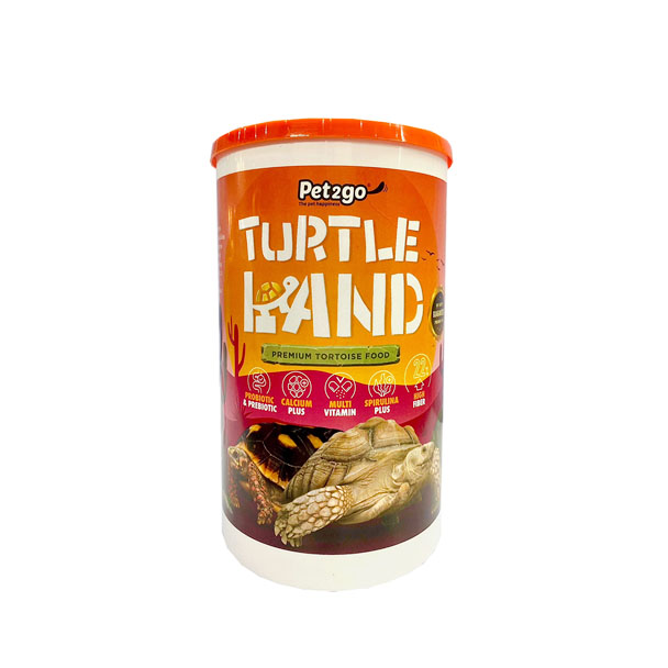 Az TTF01 Turtle Land อาหารเต่าพรีเมี่ยม สูตรสาหร่ายสไปรูริน่า 300 กรัม