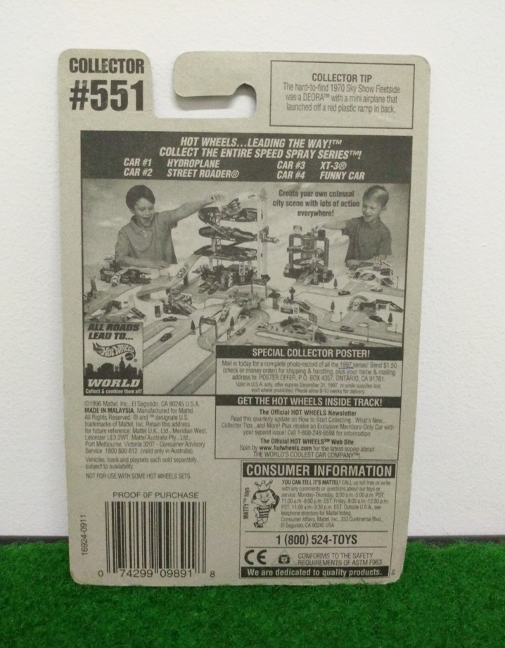 Hot Wheels XT-3; Speed Spray Series #3 of 4