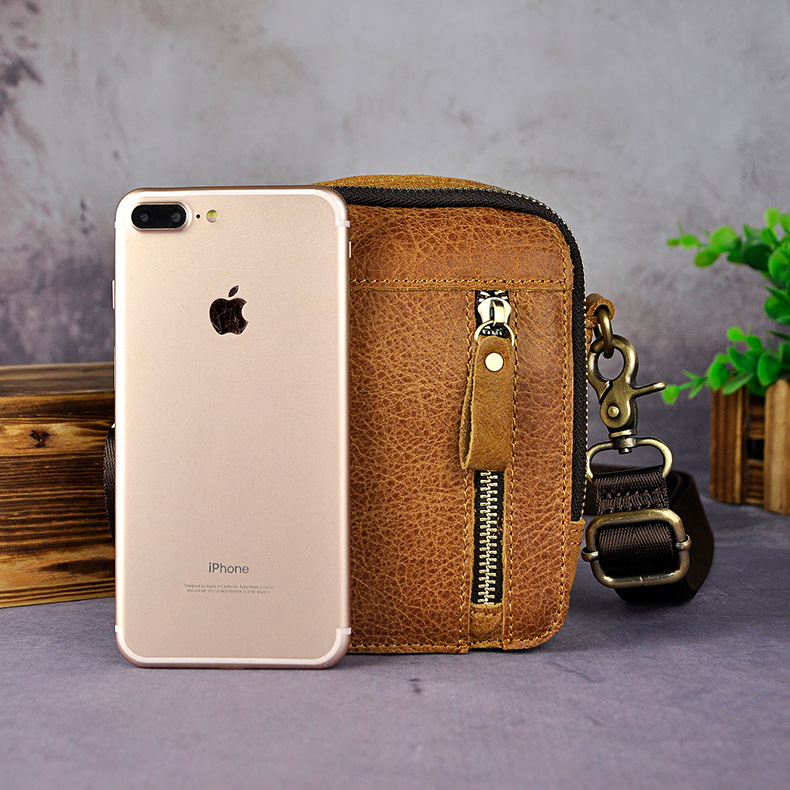 For You Leather LB36 กระเป๋าคาดเข็มขัด กระเป๋าสะพายข้าง ใบเล็ก กระเป๋าผู้ชาย กระเป๋าหนังแท้ LB36