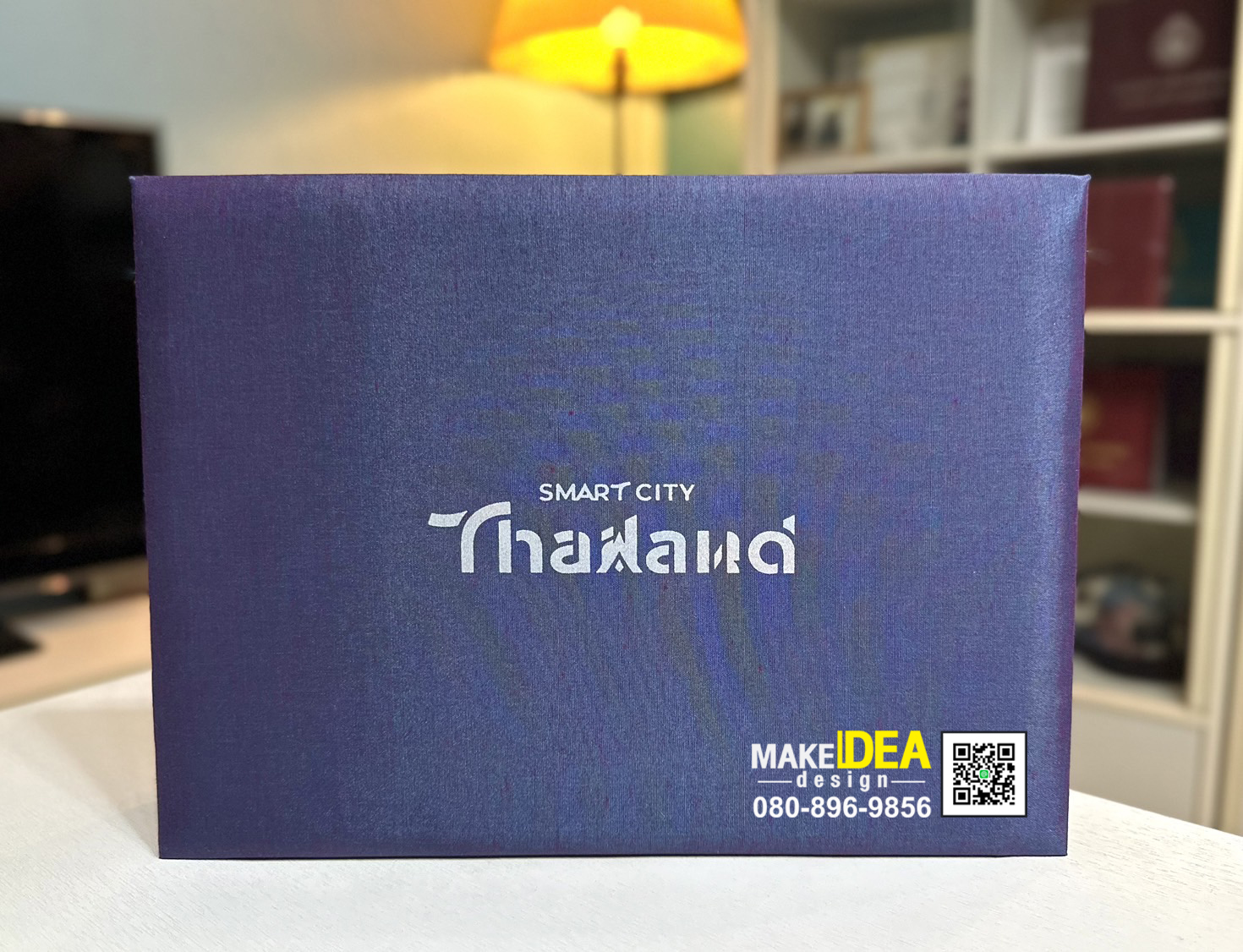 ปกผ้าไหม ใส่ใบประกาศ ขนาด A4