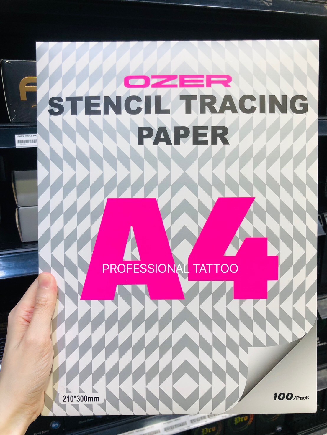 กระดาษลอกลาย OZER STENCIL TRACING PAPER A4 สำหรับ OZER X กระดาษลอกลาย OZER STENCIL TRACING PAPER A4 สำหรับ OZER X - 1 แพ็ค มี 100 แผ่น รุ่นไม่มีตัวCopy