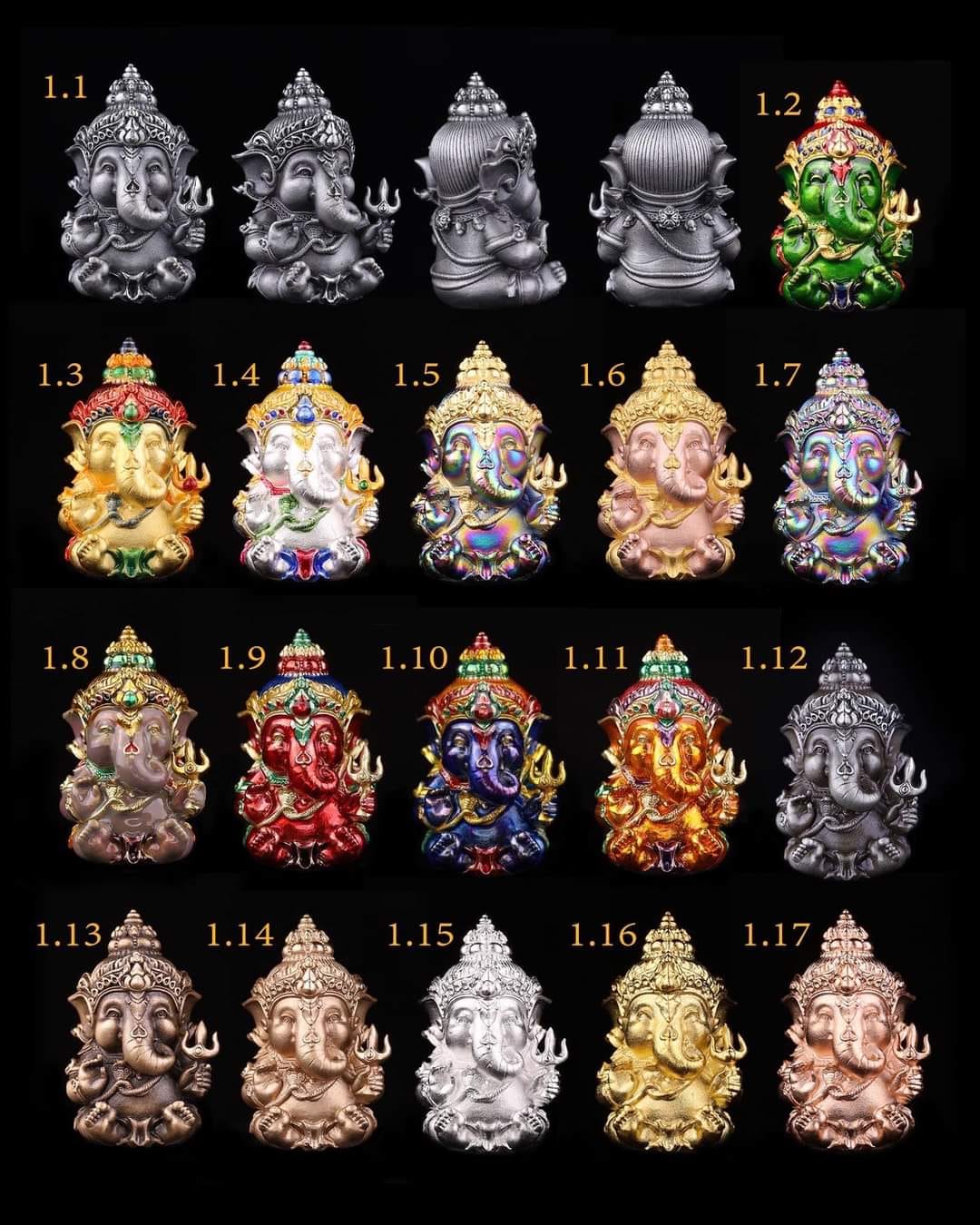 พระศรีสิทธายะคณปติ (สินค้าพร้อมส่ง ราคาหลังจอง)