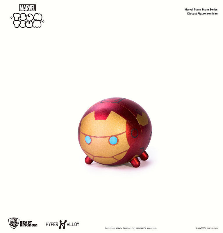 Marvel Comics - Tsum Tsum Metal Figure Iron Man [ของแท้]