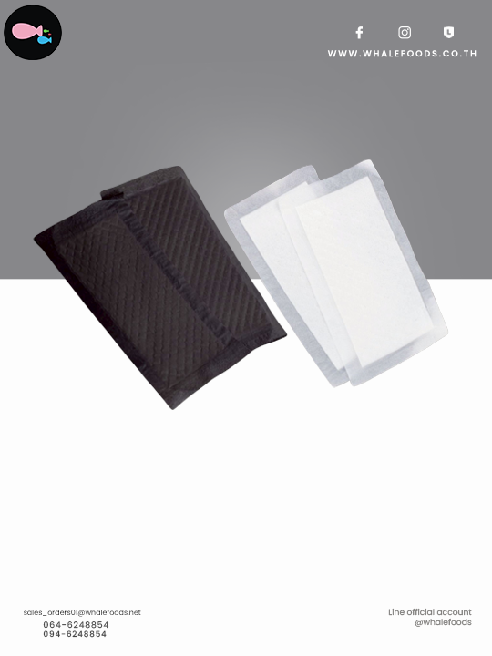 แผ่นดูดซับสำหรับอาหารสด Absorbent food pad 500pc/pack
