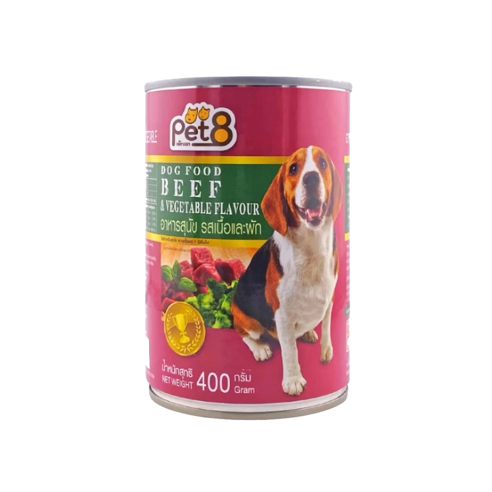 Pet8 CF10 เนื้อและผัก 400g.