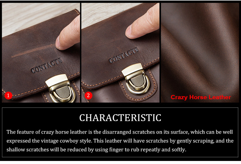 For You Leather LB27 กระเป๋าคาดเข็มขัด กระเป๋าใส่มือถือ กระเป๋าสะพายข้าง ใบเล็ก หนังแท้ (กาแฟ) LB27