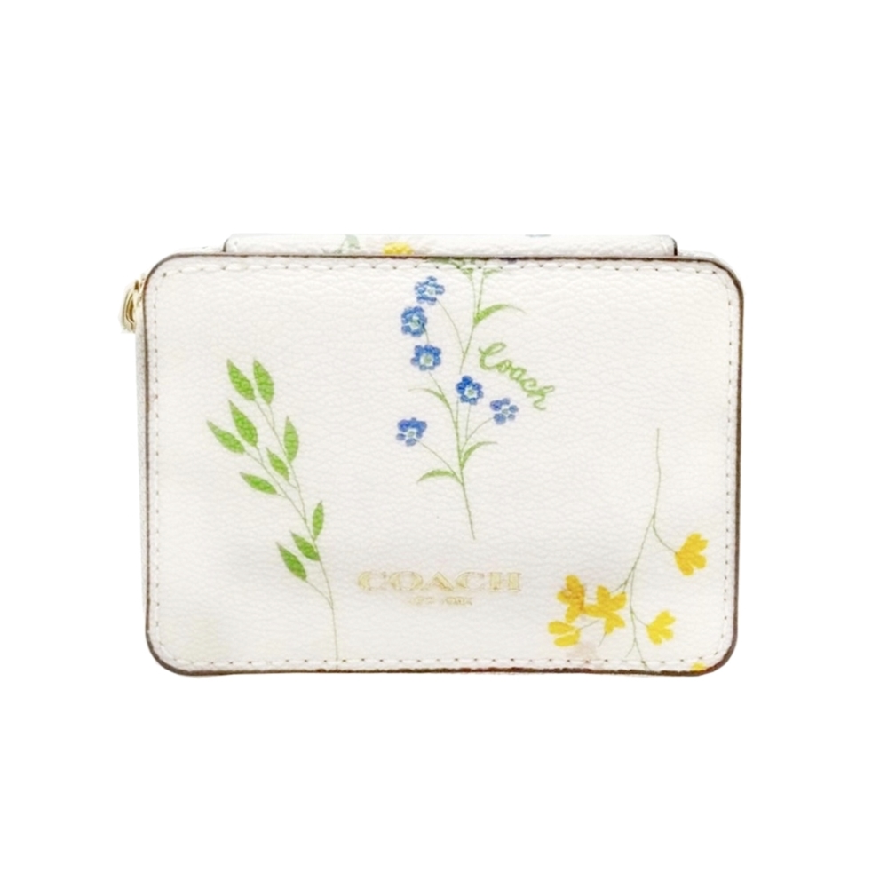COACH C3364 TRIPLE PILL BOX WITH SPACED WILDFLOWER PRINT (IMCAH) [C3364IMCAH]