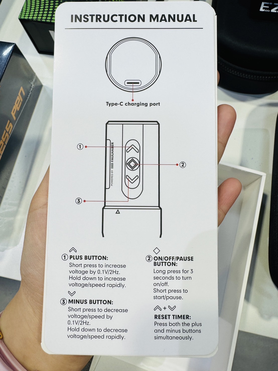 เครื่องสักปากกาไร้สาย AI เครื่องสักปากกาไร้สาย SKTECH STEAM ONE AI