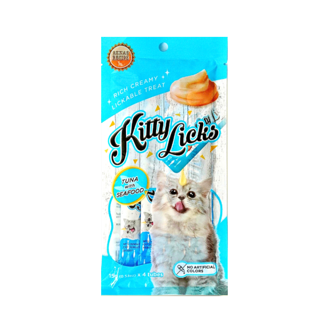 TPI Kitty Licks 9241 Tuna & Seafood 4 Pcs. ทูน่า+ซีฟู้ด