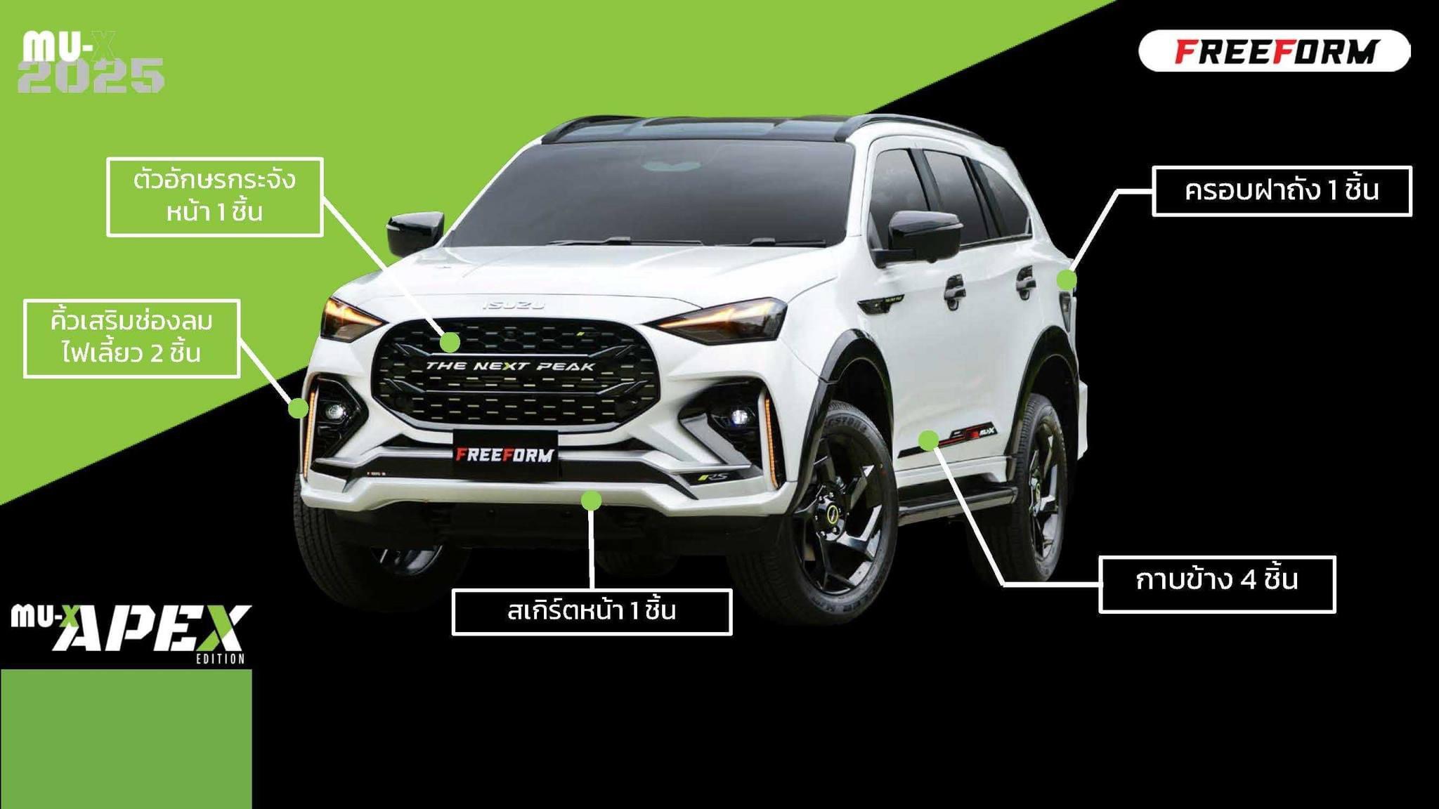 ชุดแต่ง MU-X 2024