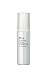 DHC Platinum Silver Nanocolloid Milky essence ให้ผิวเปล่งประกายได้อย่างเจิดจรัส ครีมน้ำนมเนื้อเอสเซนต์บางเบาแต่ซึมซาบเข้าสู่ผิวได้อย่างดีเยี่ยม