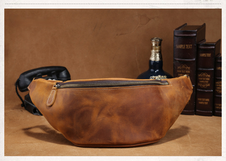 For You Leather LB25 กระเป๋าคาดอก กระเป๋าคาดเอว ผู้ชาย หนังแท้พรีเมียม LB25