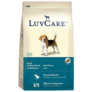 Dr.Luvcare ( สุนัขโตพันธุ์กลาง-รสเนื้อ) 500 g.