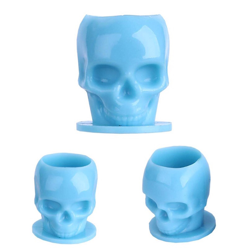 จุกใส่สีSkull Tattoo Ink Cups จุกใส่สีSkull Tattoo Ink Cups