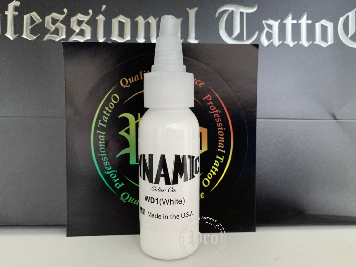 DYNAMIC DYNAMIC Color INK 8oz , 1oz หมึกสักไดนามิค ขนาด 8 ออนซ์ และ ขนาด 1 ออนซ์ TRIPLE BLACK ,Black , White 8oz , 1oz