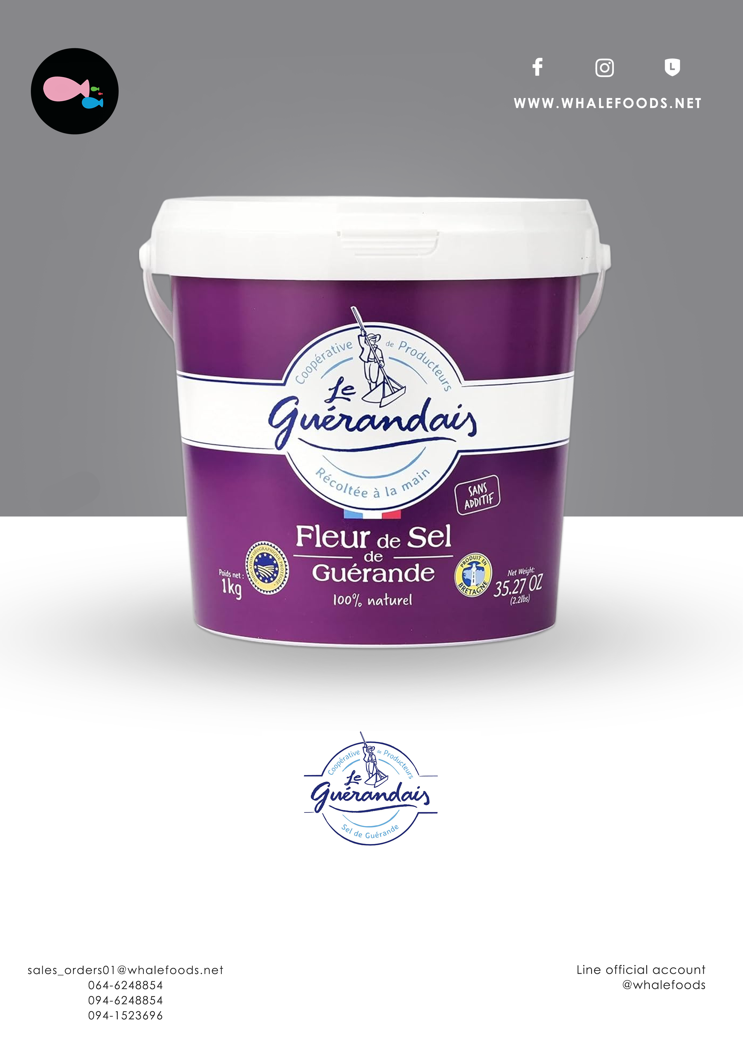 FLOWER OF SALT FROM GUERANDE