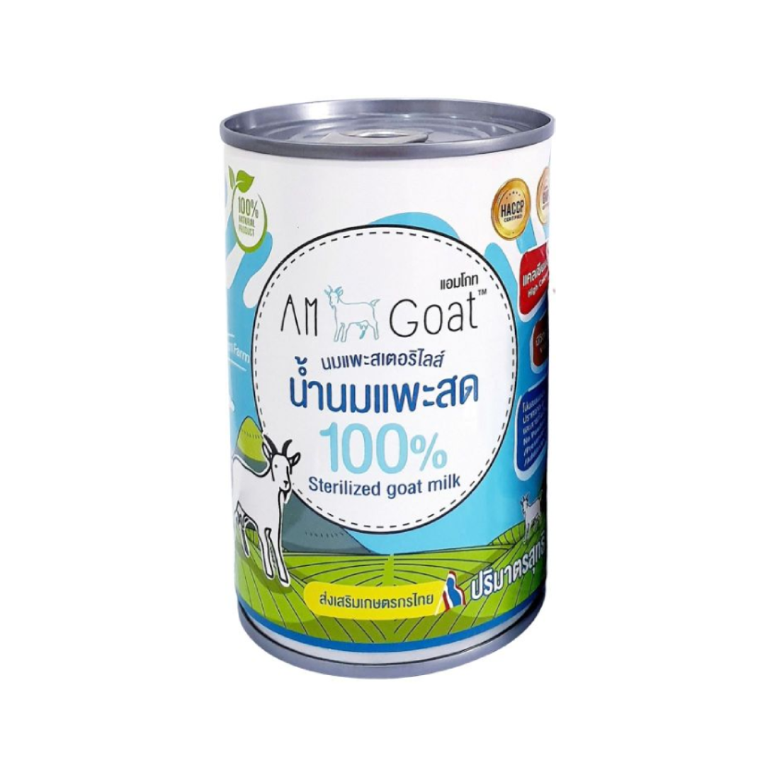 AM Goat นมแพะ 100% 400ml.