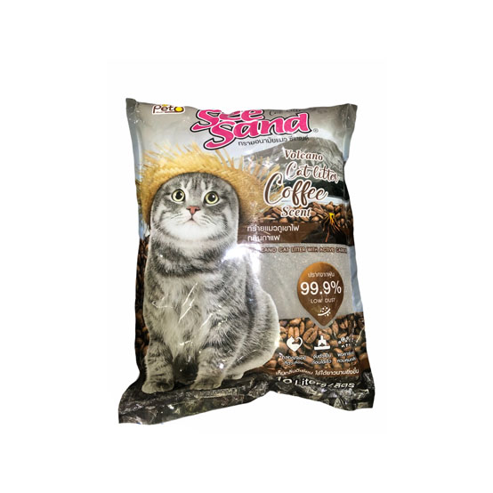 MP DA89 See Sand ทรายภูเขาไฟผสมชาโคล 10 L กลิ่นกาแฟ