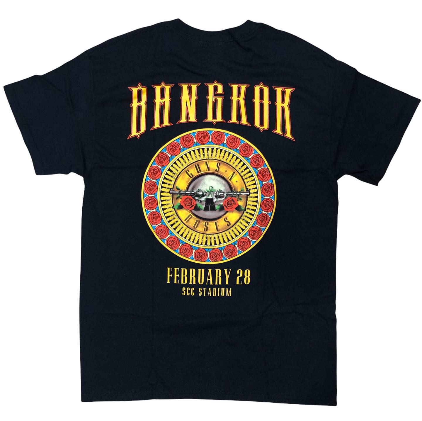Guns N Roses Live In Bangkok Tour 2017 Deadstock Size M ลิขสิทธิ์แท้
