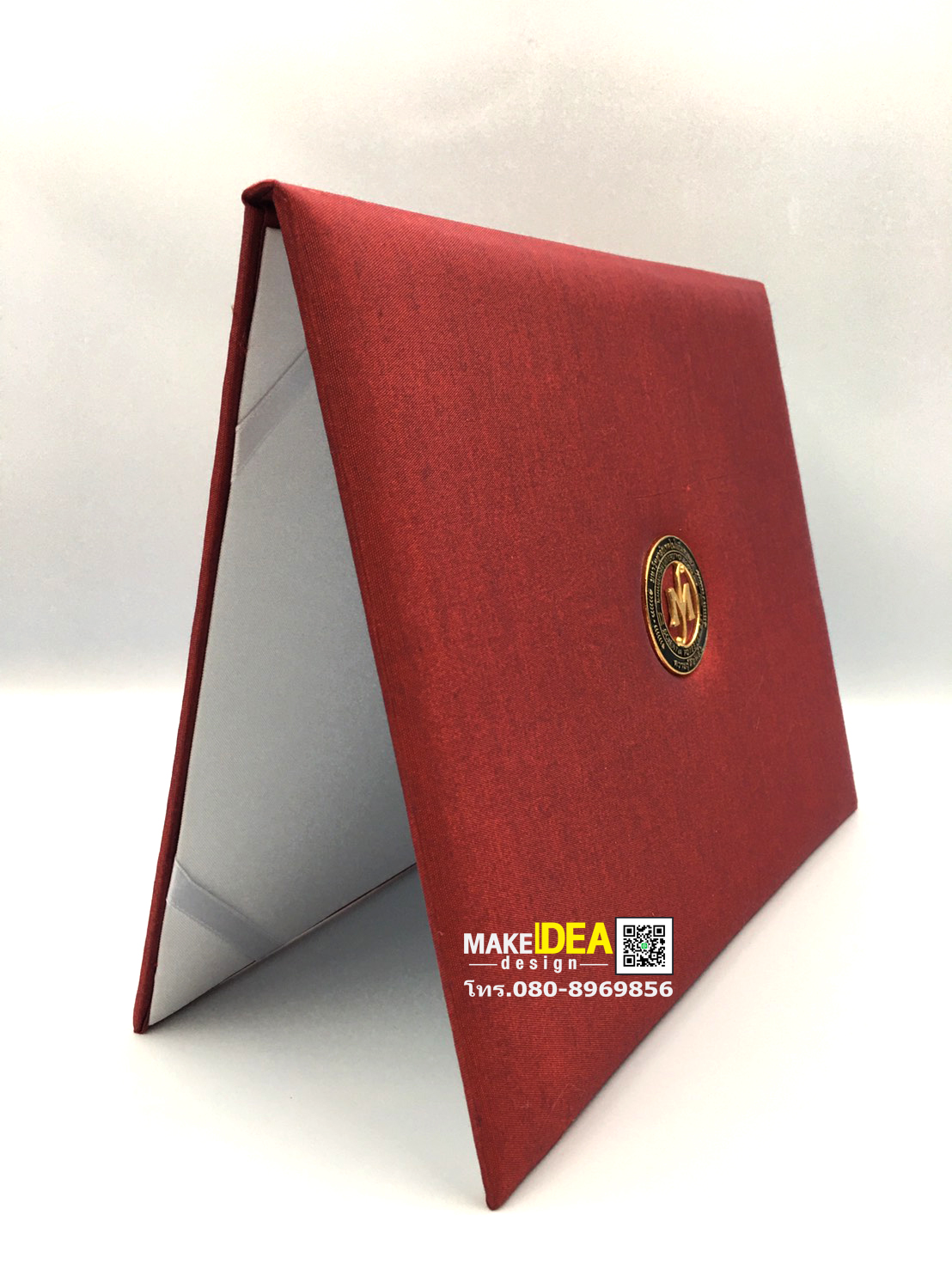 ปกผ้าไหมใส่ใบประกาศ ขนาดพิเศษ