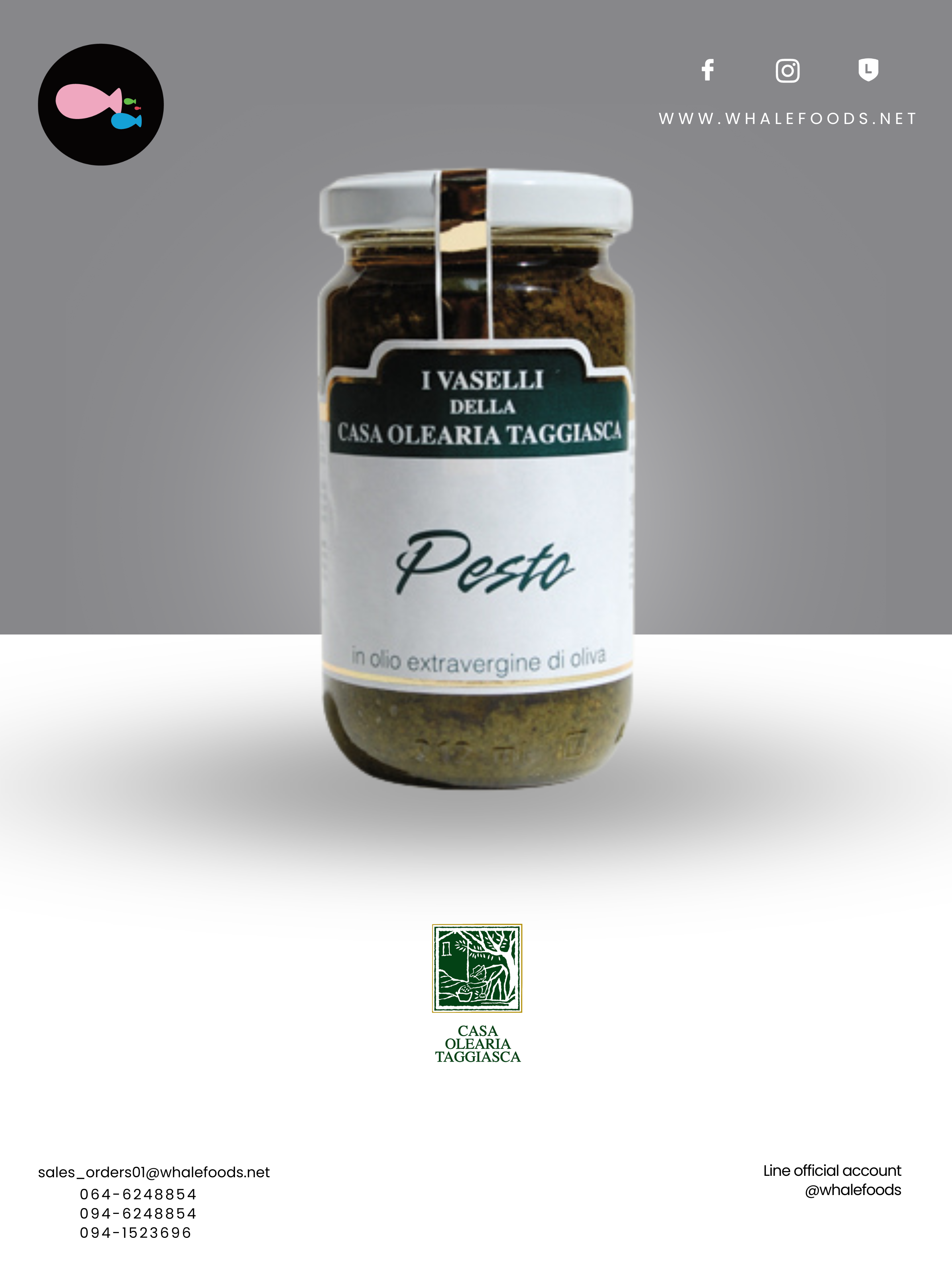 PESTO LIGURE IN EVO SIZE : 50 G.