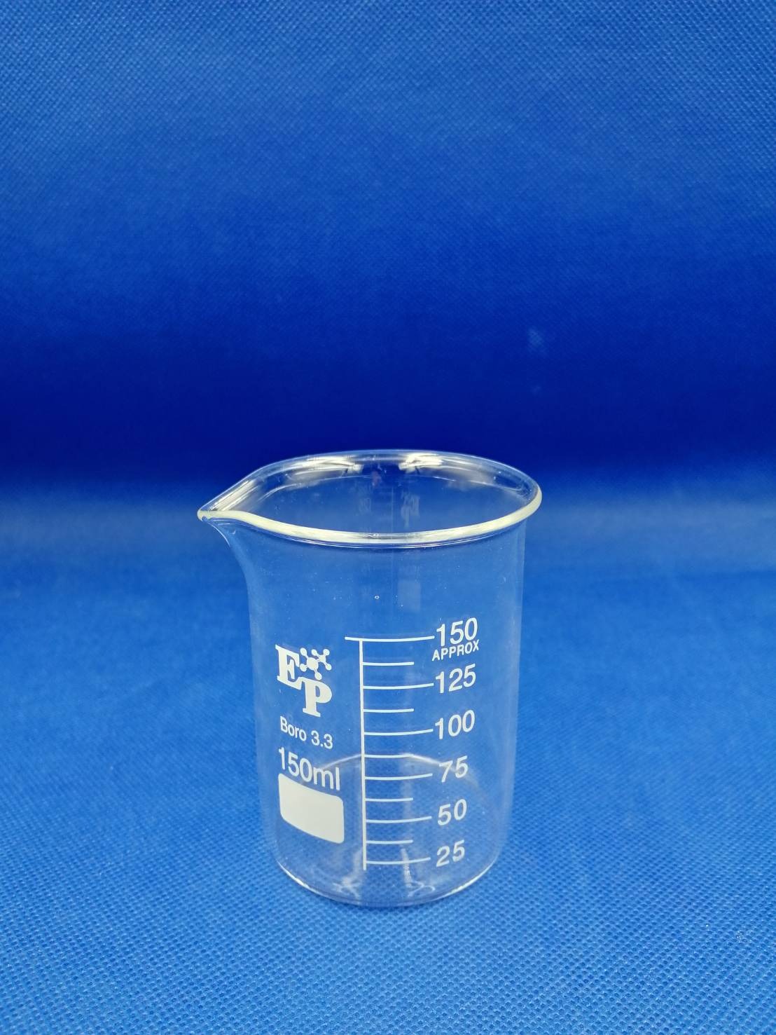 บีกเกอร์แก้วทนร้อน 150 ml Beaker "EP" จีน