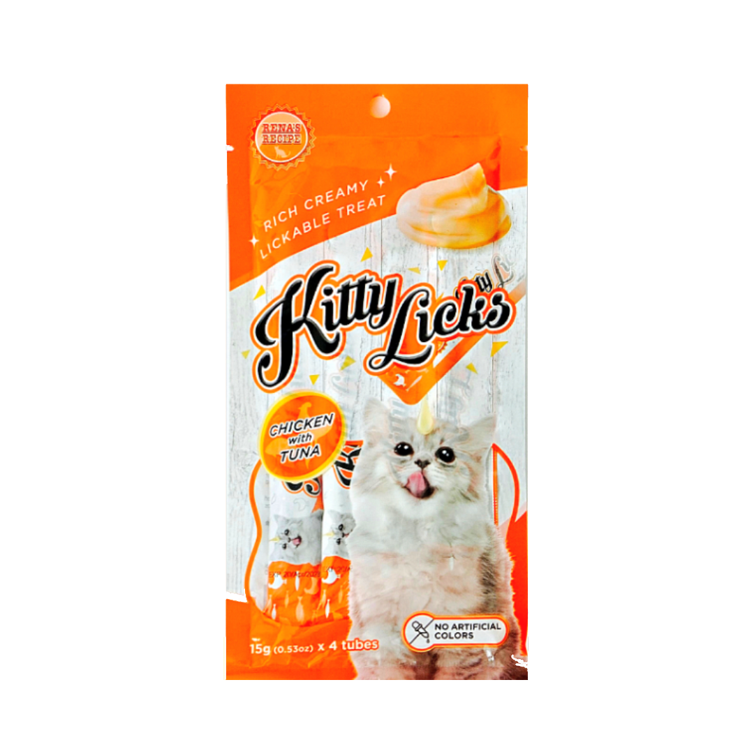TPI Kitty Licks 9240 Chicken & Tuna 4 Pcs. ไก่+ทูน่า