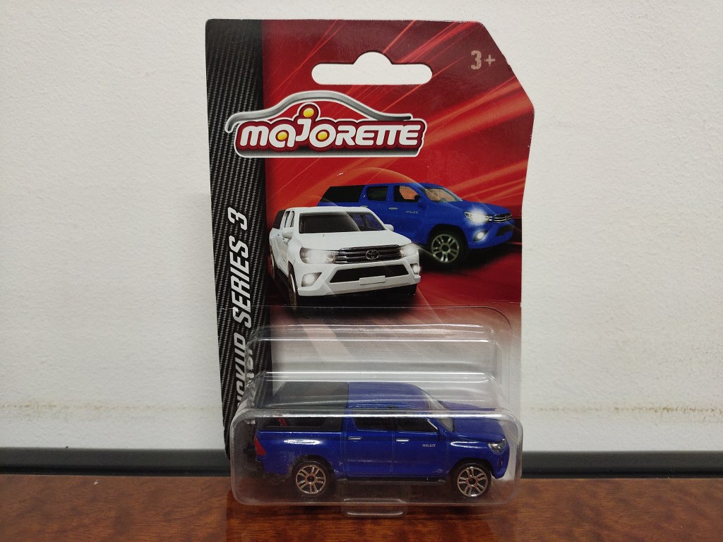Majorette Pickup Series 3 Hilux Revo สีน้ำเงิน