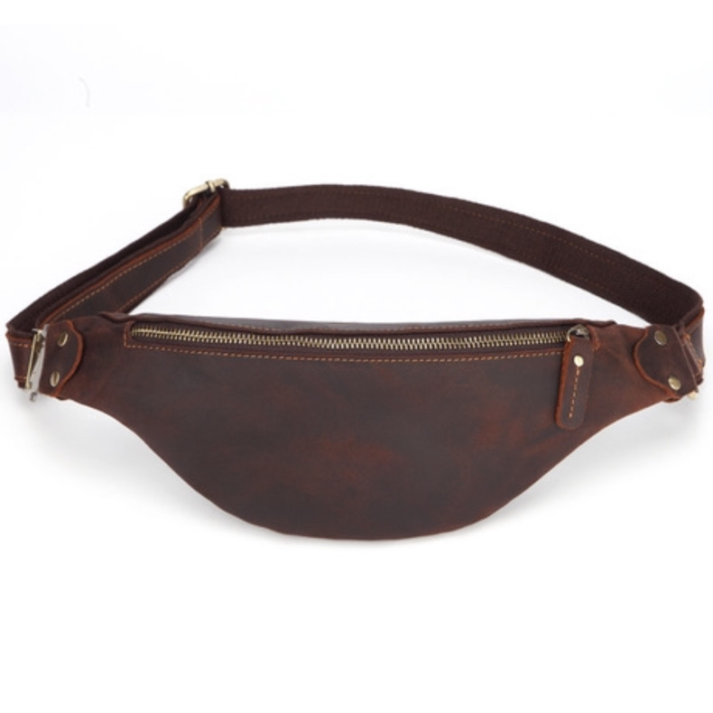 For You Leather LB19 กระเป๋าคาดเอว กระเป๋าคาดอก กระเป๋าผู้ชายหนังแท้ กะทัดรัด พกพาสะดวก LB19