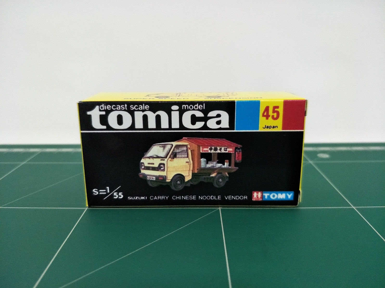กล่องพิมพ์ Reproduction Box สำหรับ Tomica Black Box No.45 Suzuki Carry Chinese Noodle Vendor (กล่องเปล่า, ไม่มีรถ)