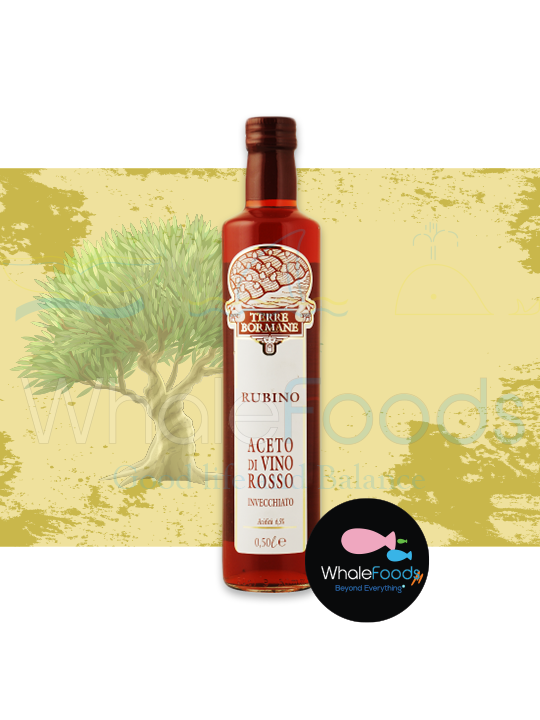 Terre Bormane RUBINO Red Wine Vinegar (500ml)