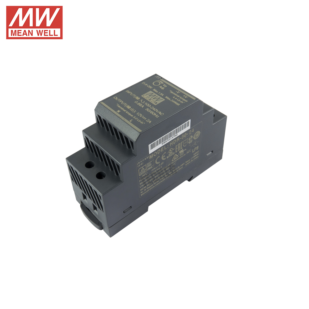 HDR3024 MEAN WELL DIN Rail Switching Power Supply 24V 1.5A 36W