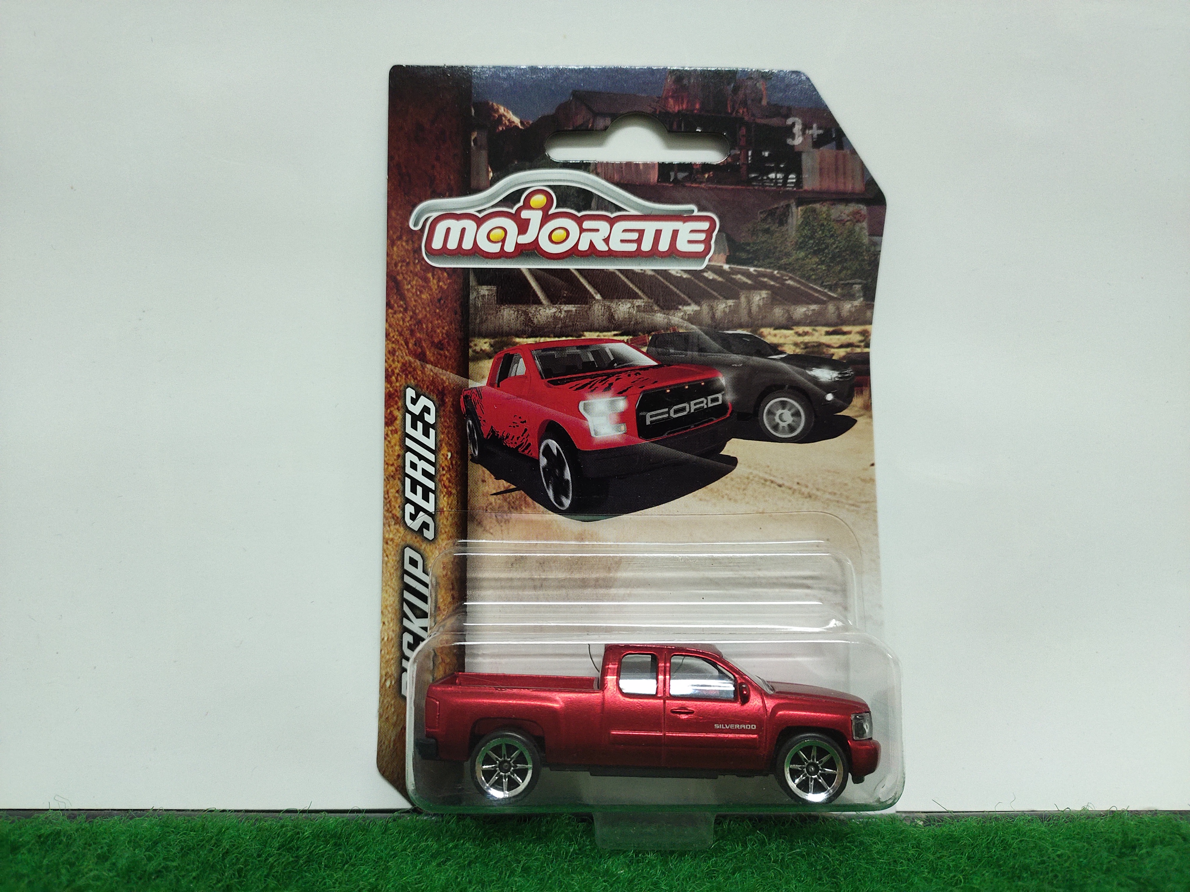 Majorette Pickup Series Chevrolet Silverado สีแดง