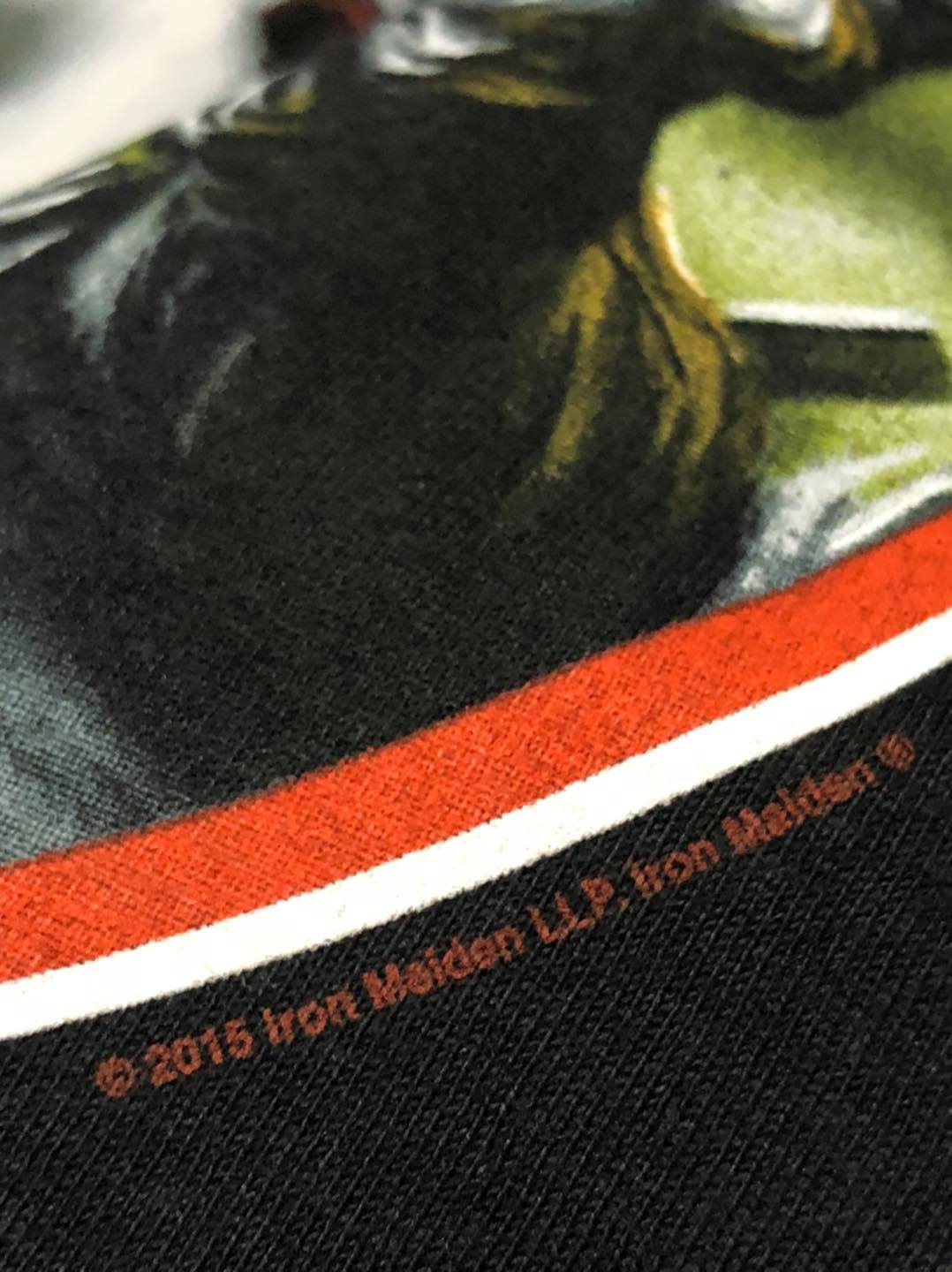 เสื้อวง Iron Maiden Highway ปี 2015 Size S สินค้าลิขสิทธิ์แท้ 100%