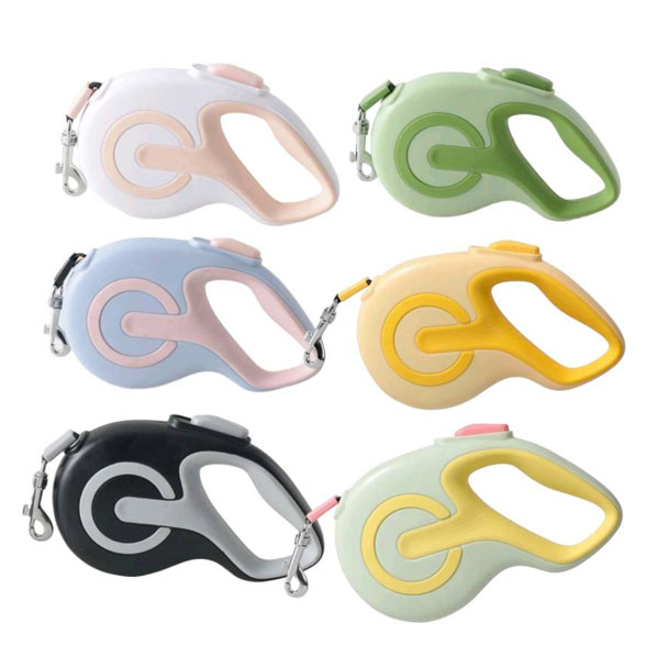 OLSP / สายจูงอัตโนมัติสีพาสเทล / 5 เมตร / คละสี