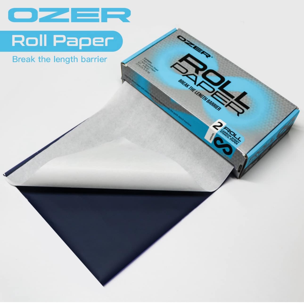 OZER กระดาษลอกลาย OZER แบบม้วน Ozer Thermal Paper Roll กระดาษลอกลายแบบฟิล์มใช้กับเครื่องปริ์นเตอร์ เครื่องลอกลาย