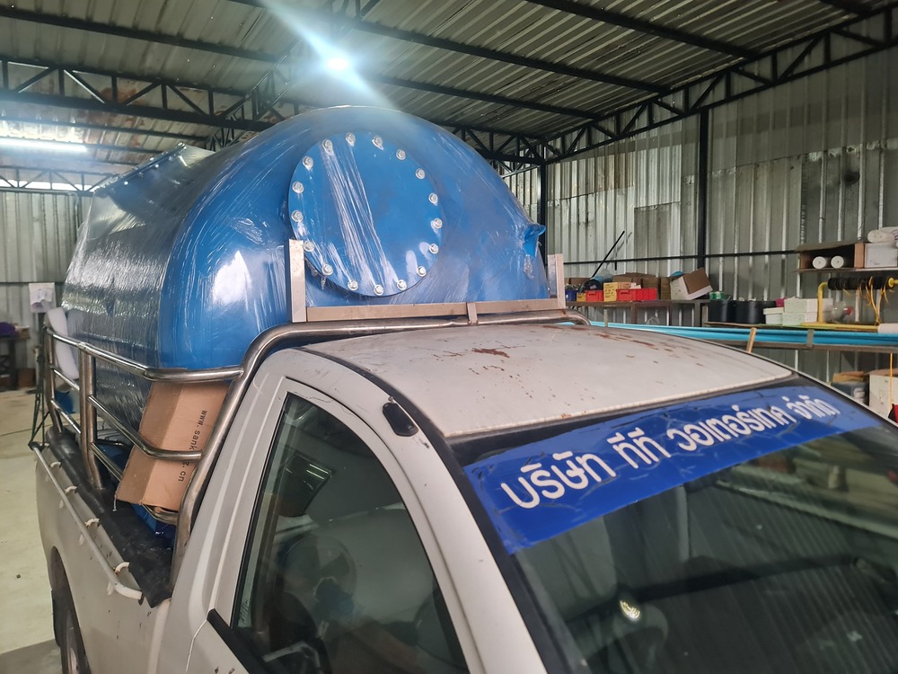 ถังกรองเหล็ก 48 นิ้ว (120x120x6 มม.)