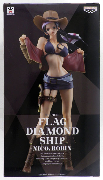 One Piece - Flag Diamond Ship Nico Robin [ของแท้] [แมวทอง]